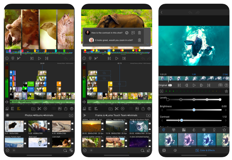 iPhone video editor
