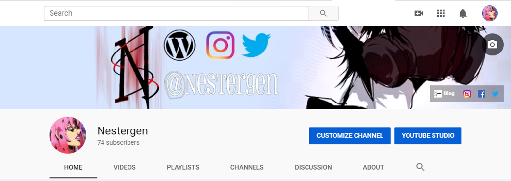 Nestergen's YouTube channel